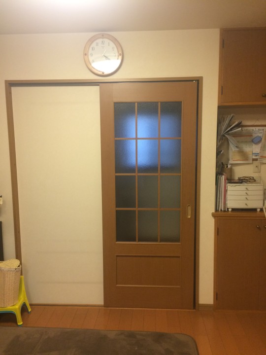 東京都荒川区 室内建具のガラスを交換させていただきました 荒川区のリフォーム 工務店なら住まいの相談所 株式会社隆雅 へ