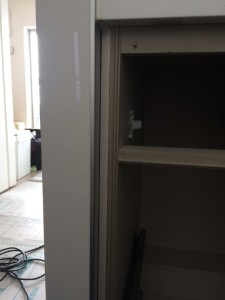 荒川区町屋|システムキッチンへの食洗機の取付け